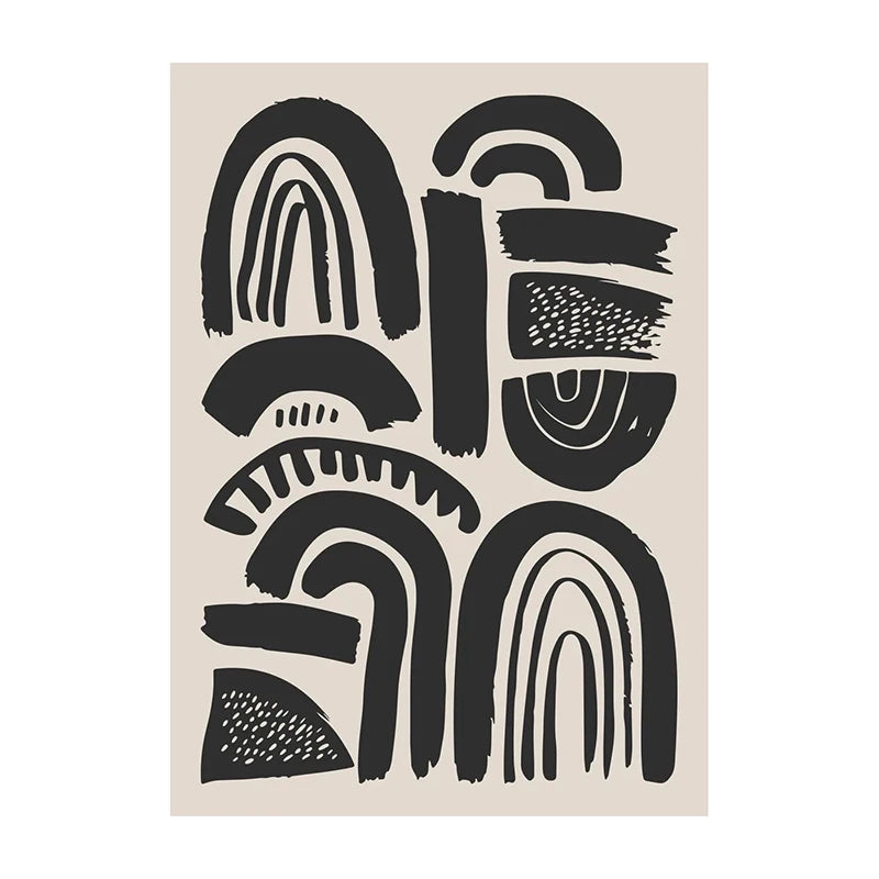 Bold Geometric Minimalist Art Canvas Prints