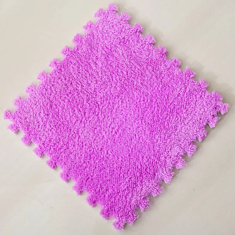 Soft Interlocking Plush Playmat Tiles