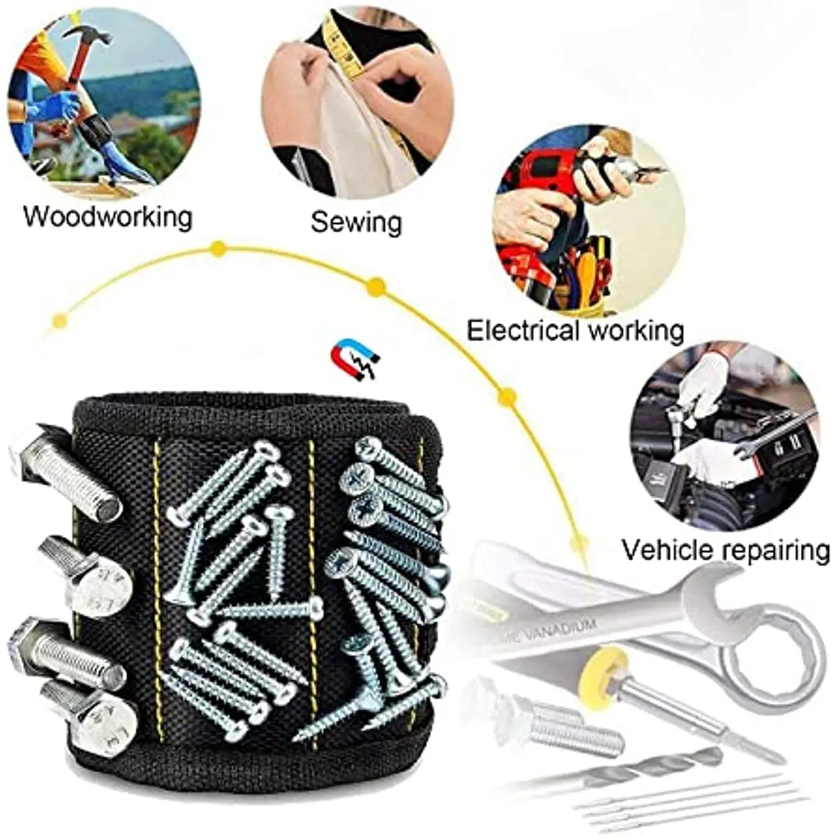 Magnetic Tool Holding Wristband