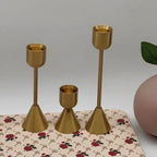 Gold Nordic Metal Candlestick Holder