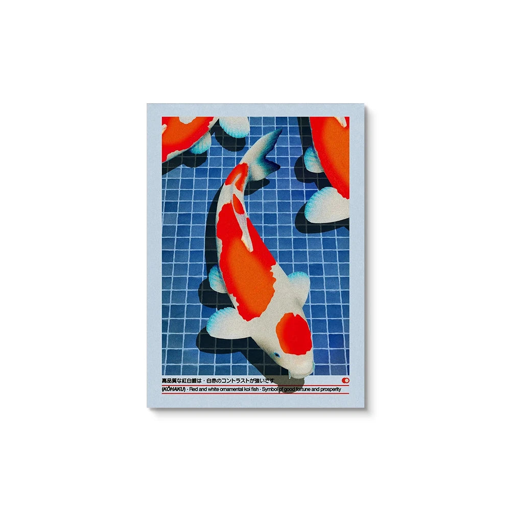 Nihon Retro Abstract Art Canvas Prints