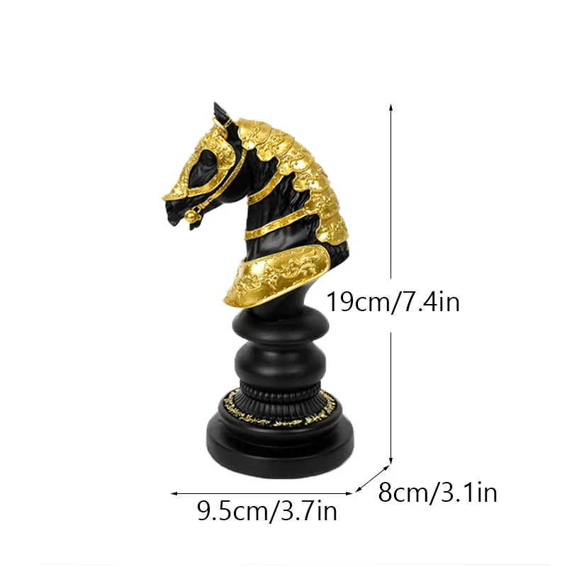 Royal Chess Piece Collection Statue