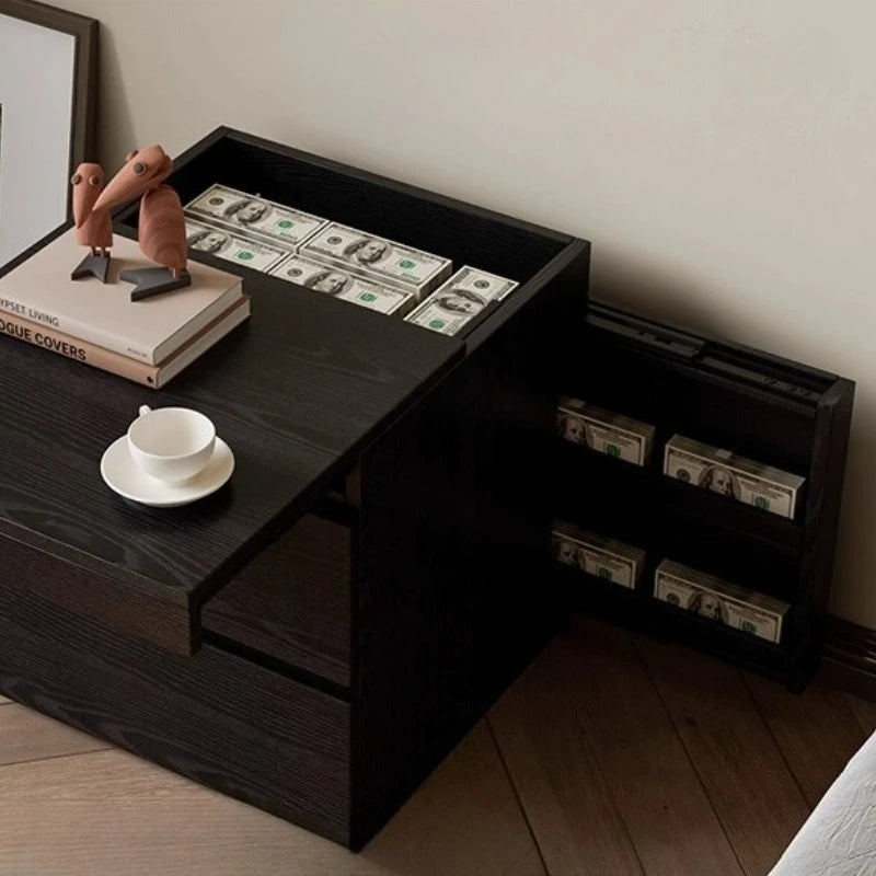 Nicosta Nightstand with Secret Hidden Storage
