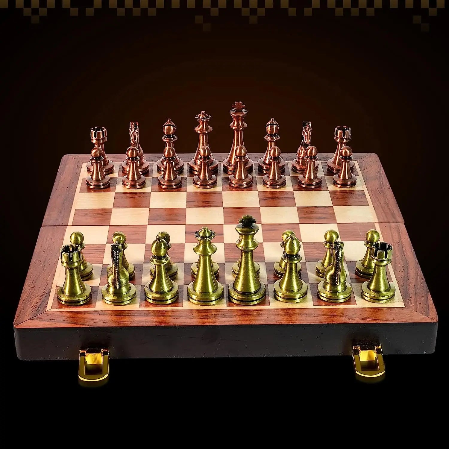 Retro Portable Chess Board [Deluxe Set]