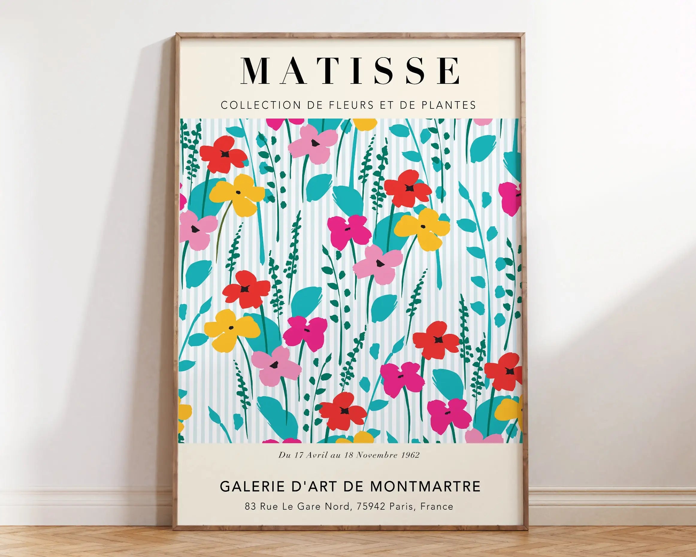 Matisse Floral Cut Outs Exhibition Canvas Print