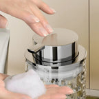 2-Piece Luxe Glass Soap Dispenser and Toothbrush Holder