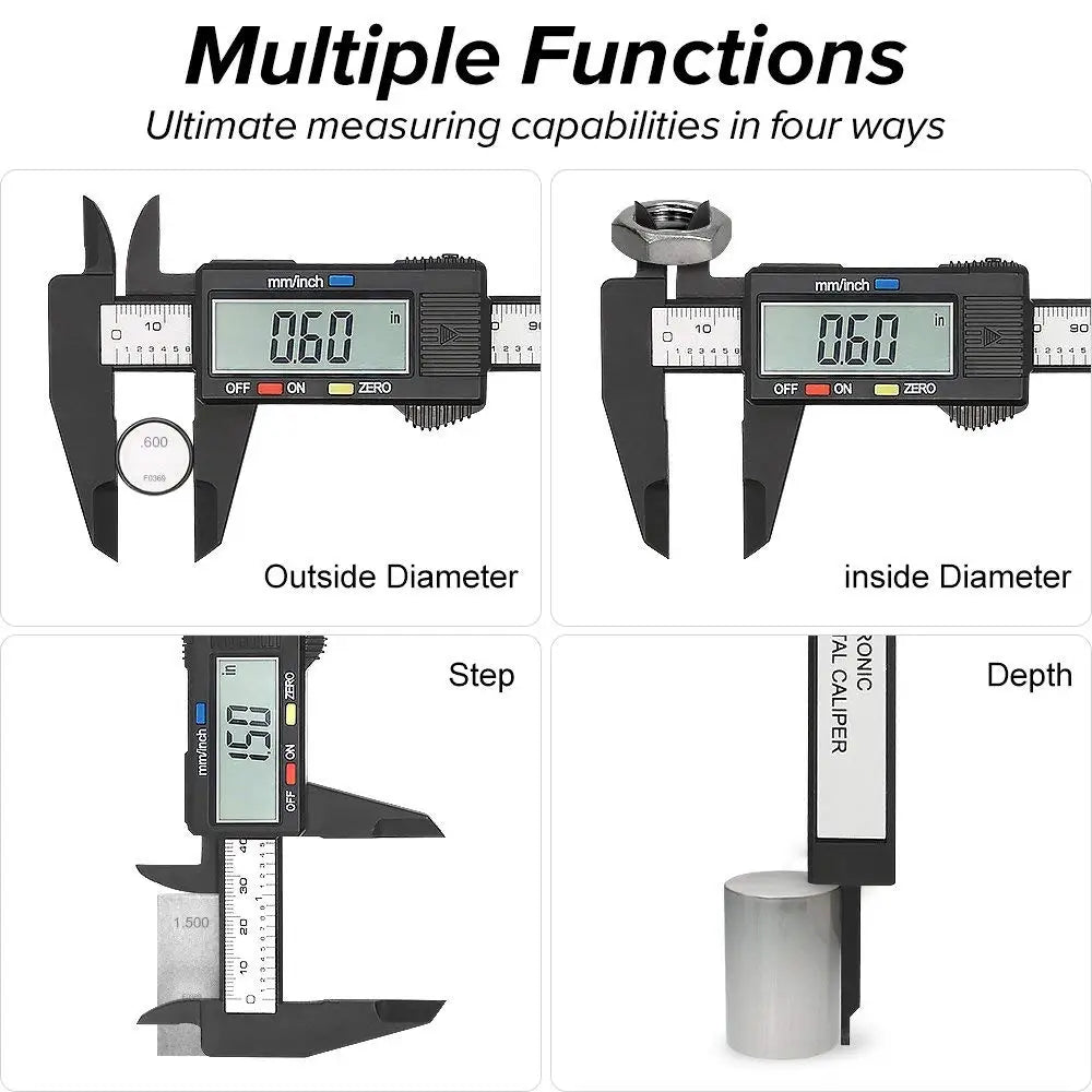 Electronic Digital Measuring Caliper Ruler