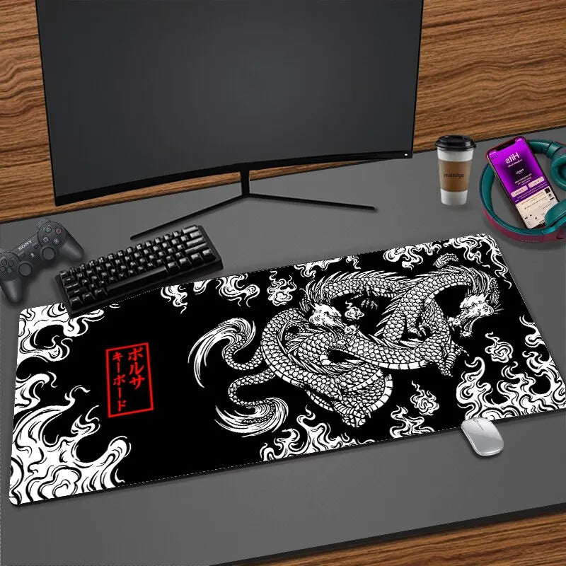 Japanese Dragon Art XXL Mouse Pad