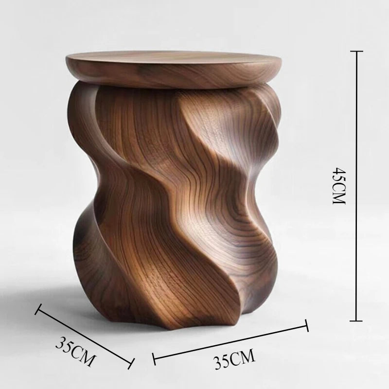 Wooden Creative Form Accent Coffee Table