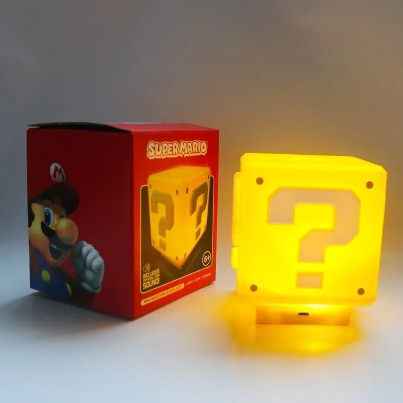 Super Mario Question Brick LED Night Light