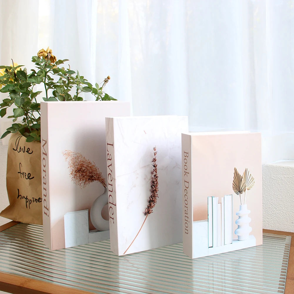 3-Pcs Decor Display/Prop Books Set