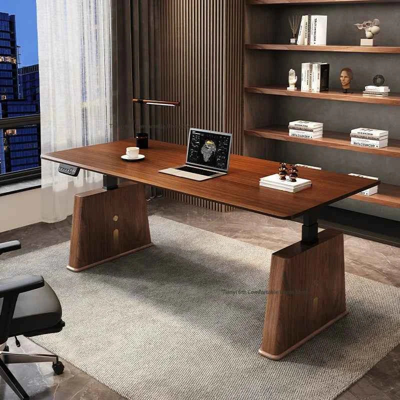 Modern Electric Height-Adjustable Desk Computer Desk Stand Office Smart Solid