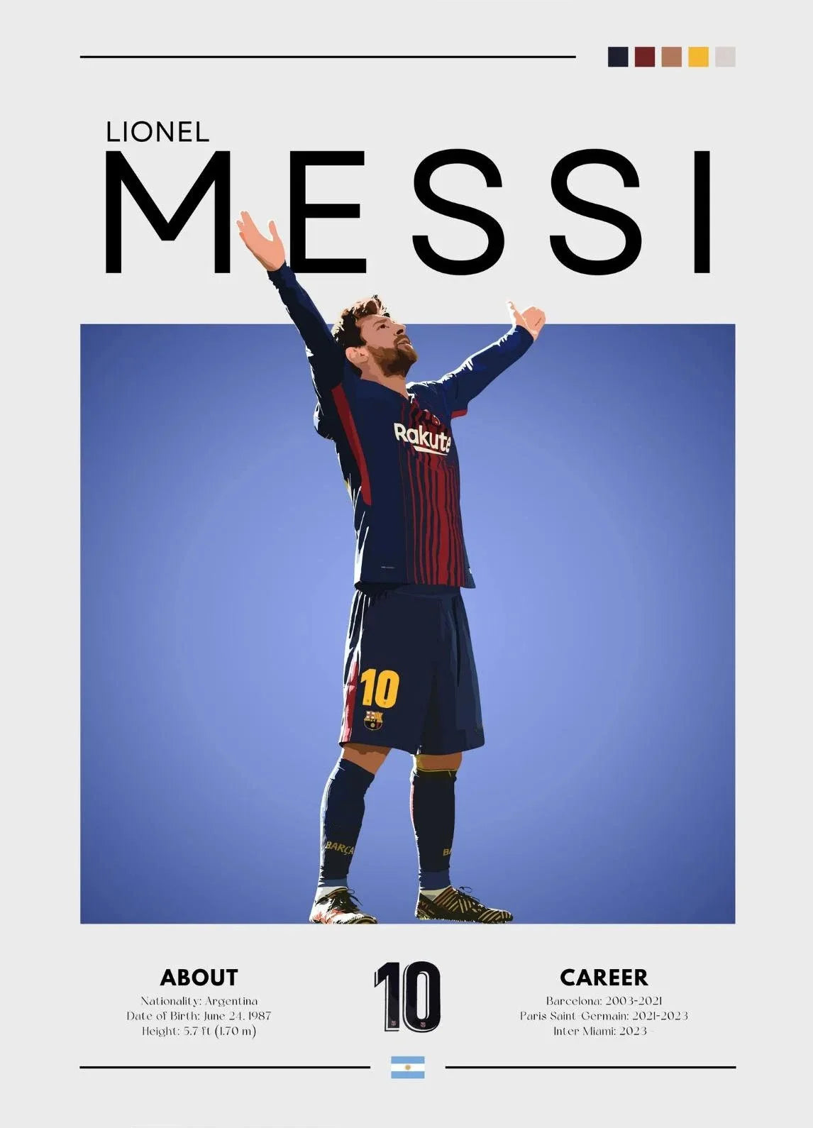 Famous Football (Soccer) Legends Canvas Prints