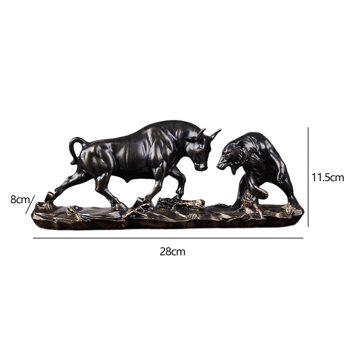 Bull + Bear Market Trading Ornament