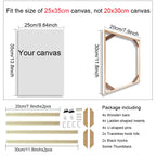 Multiple Sizes Wooden Canvas Frames