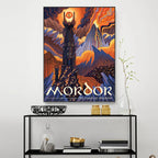 Retro Fantasy Film Kingdom Travel Canvas Prints