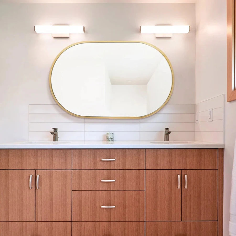 Oval Wall Mounted Mirror