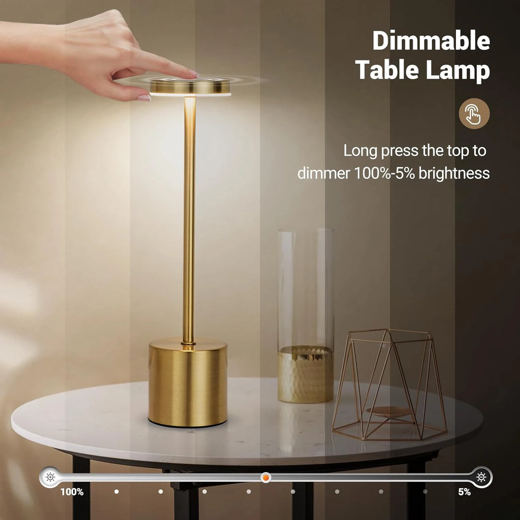 Minimalist LED Touch Rechargeable Lamp