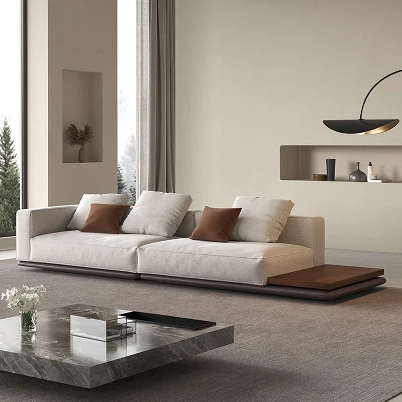 Ravenna Italian Minimalist Reclined Sectional Sofa