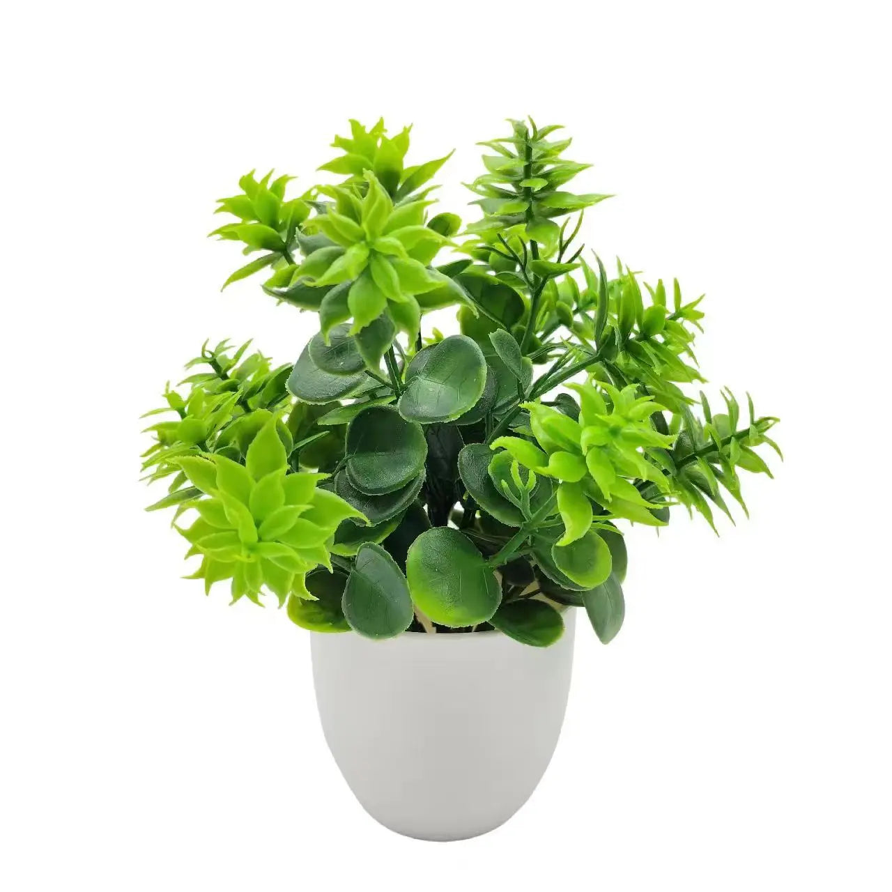 1-Piece Potted Greenery Artificial Plants with Pots