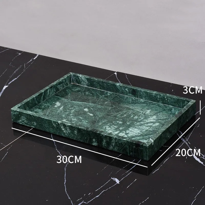Luxury Carved Natural Stone/Marble Storage Tray