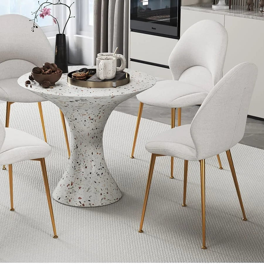 Venice Upholstered Accent Dining Chairs - Sleek Surprises