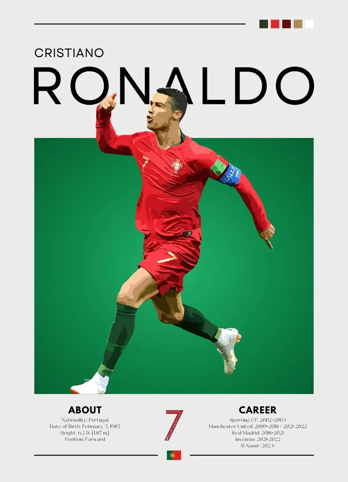 Famous Football (Soccer) Legends Canvas Prints