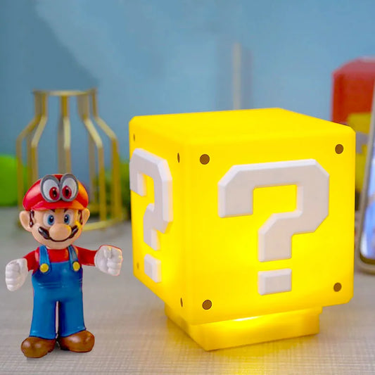 Super Mario Question Brick LED Night Light