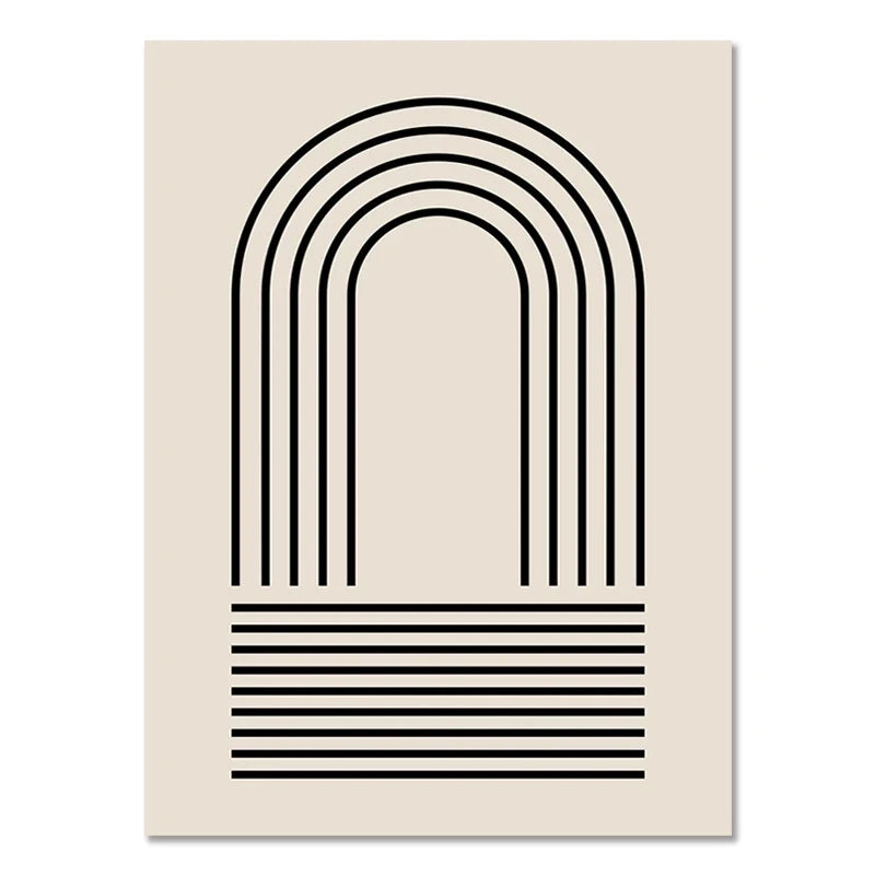 Abstract Minimalist Boho Art Canvas Prints