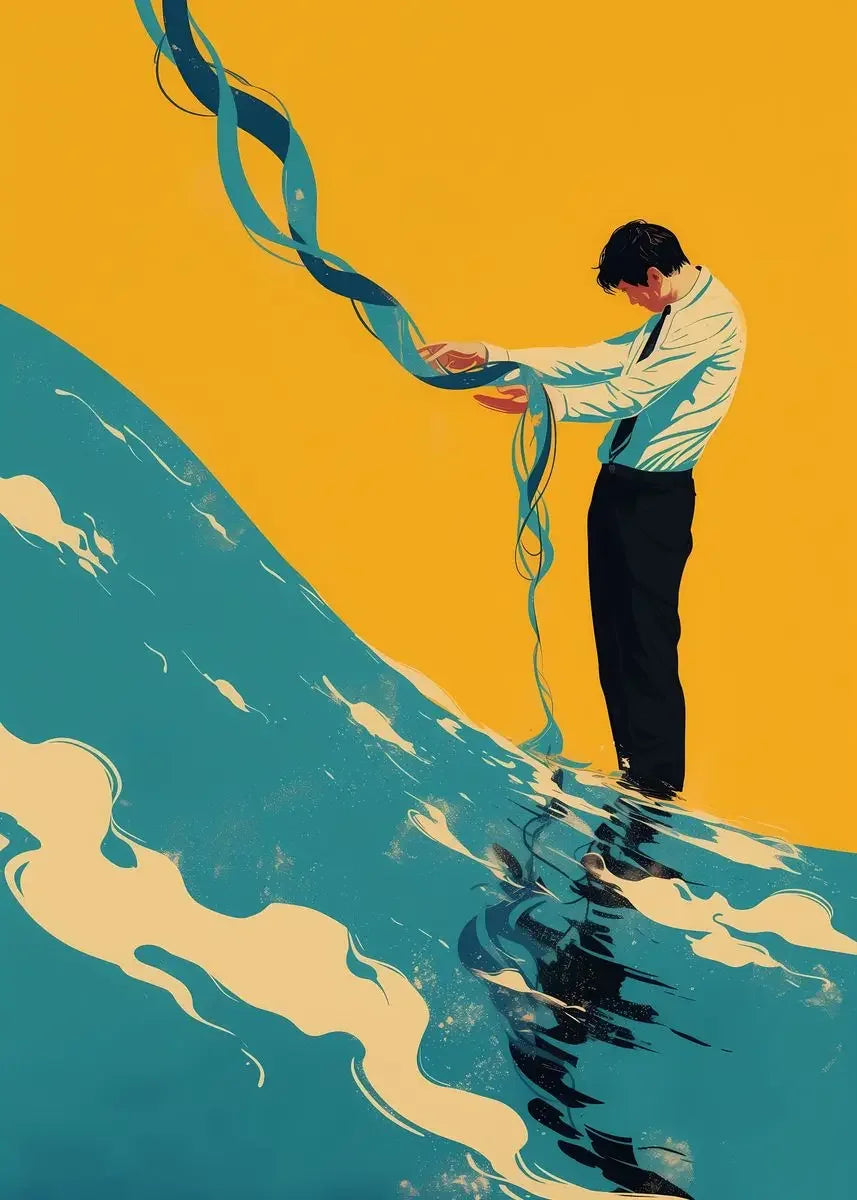 Surreal Modern Art Hi-Contrast Canvas Prints