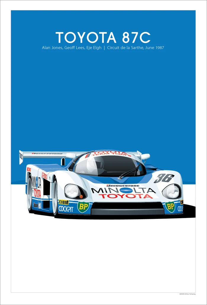 Vintage Racing Bold GT Supercars Art Canvas Prints