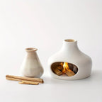 Ceramic Palo Santo Incense & Sage Burner with Chimney - Sleek Surprises