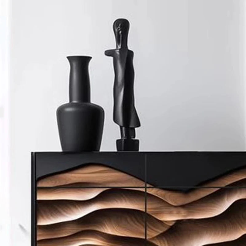 Teres Black Walnut Bespoke  Crafted Cabinets