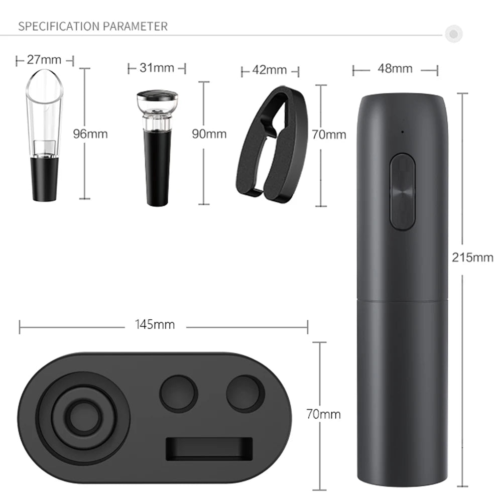 Electric Noire Wine Bottle Opener