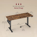 Sleek Height Adjustable Desk