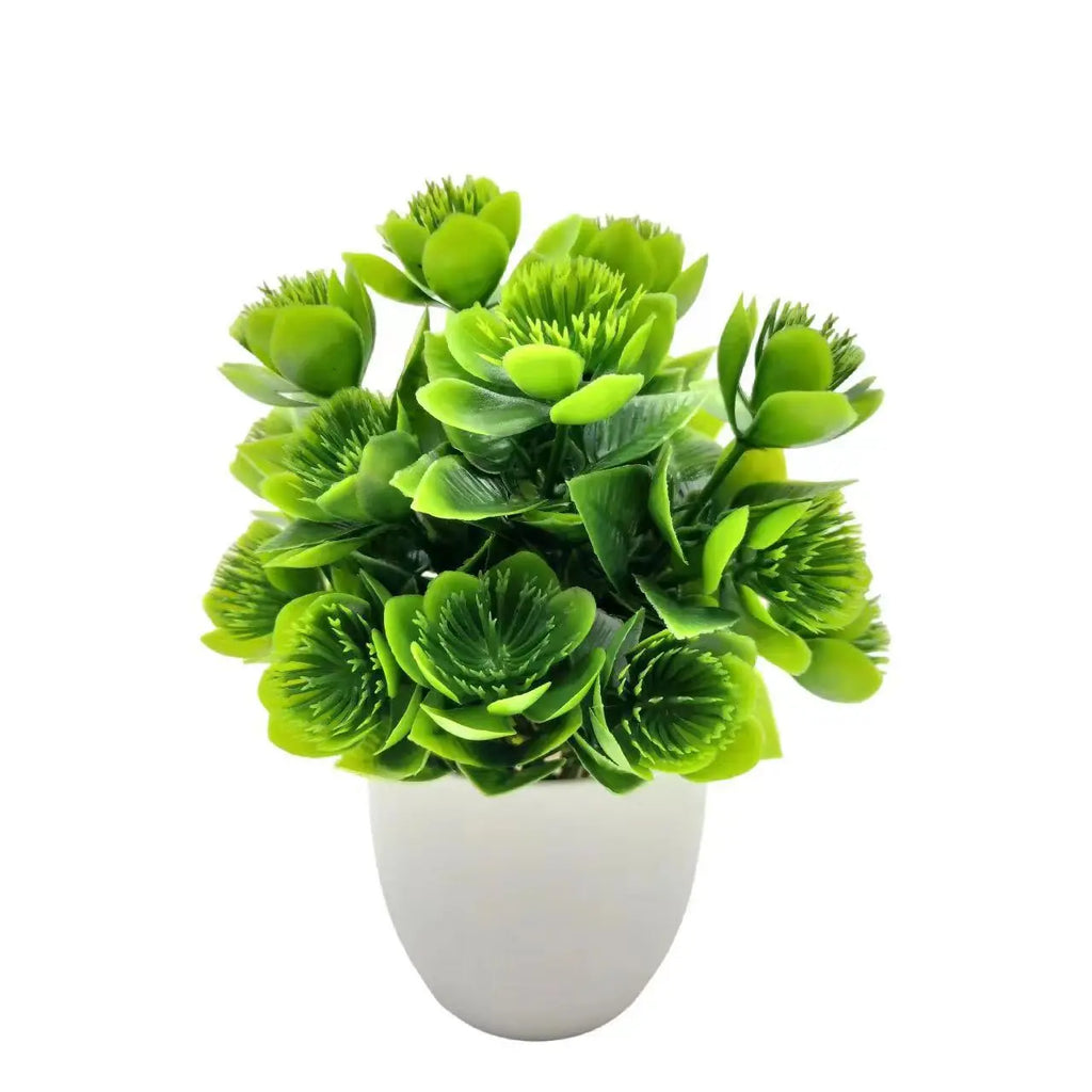 1-Piece Potted Greenery Artificial Plants with Pots