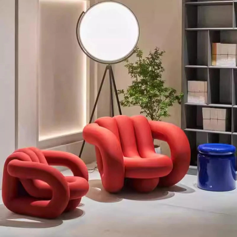 Le Virage Wooden Minimalist Accent Chair