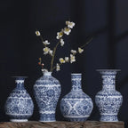 Classic Ceramic Blue & White Vase