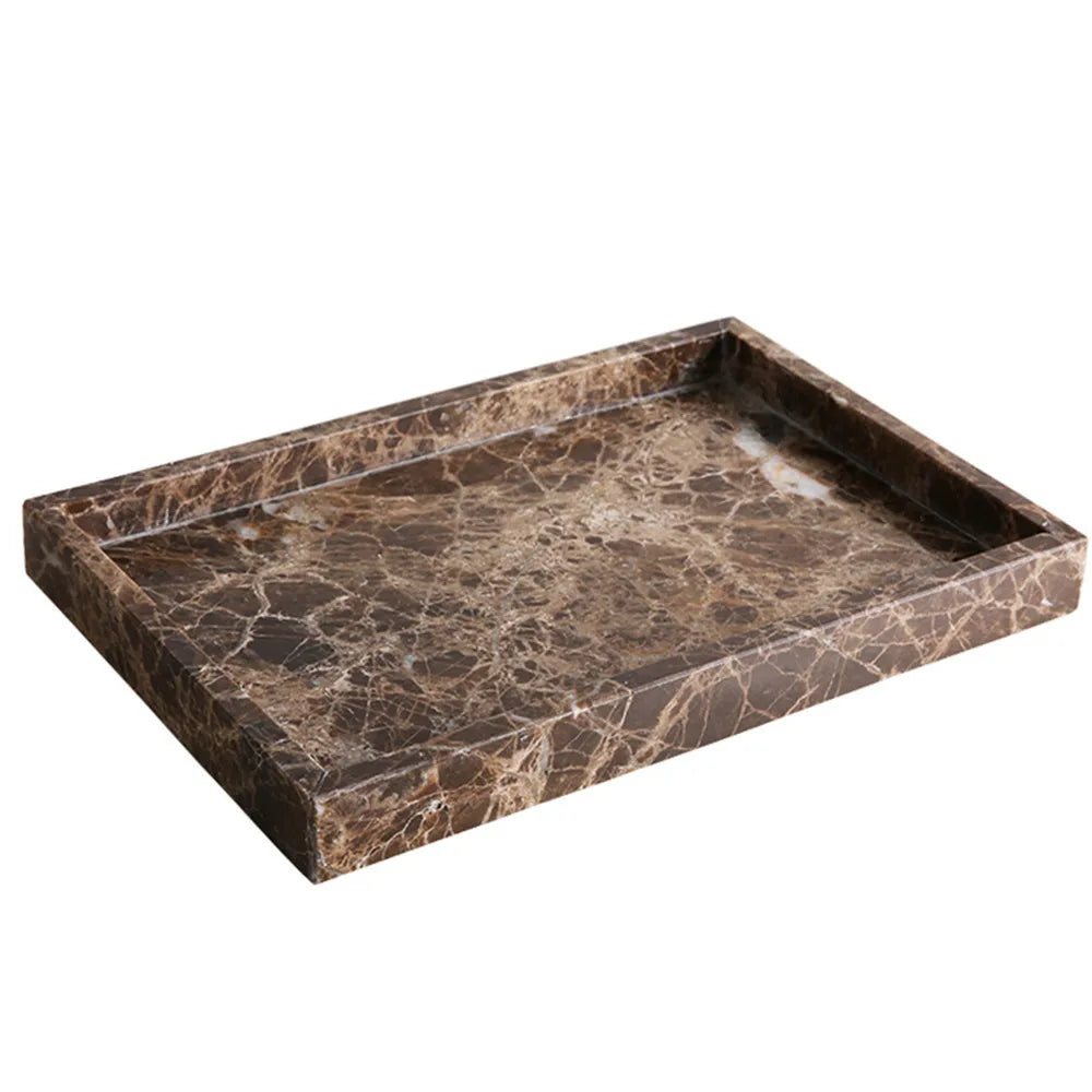 Luxury Carved Natural Stone/Marble Storage Tray