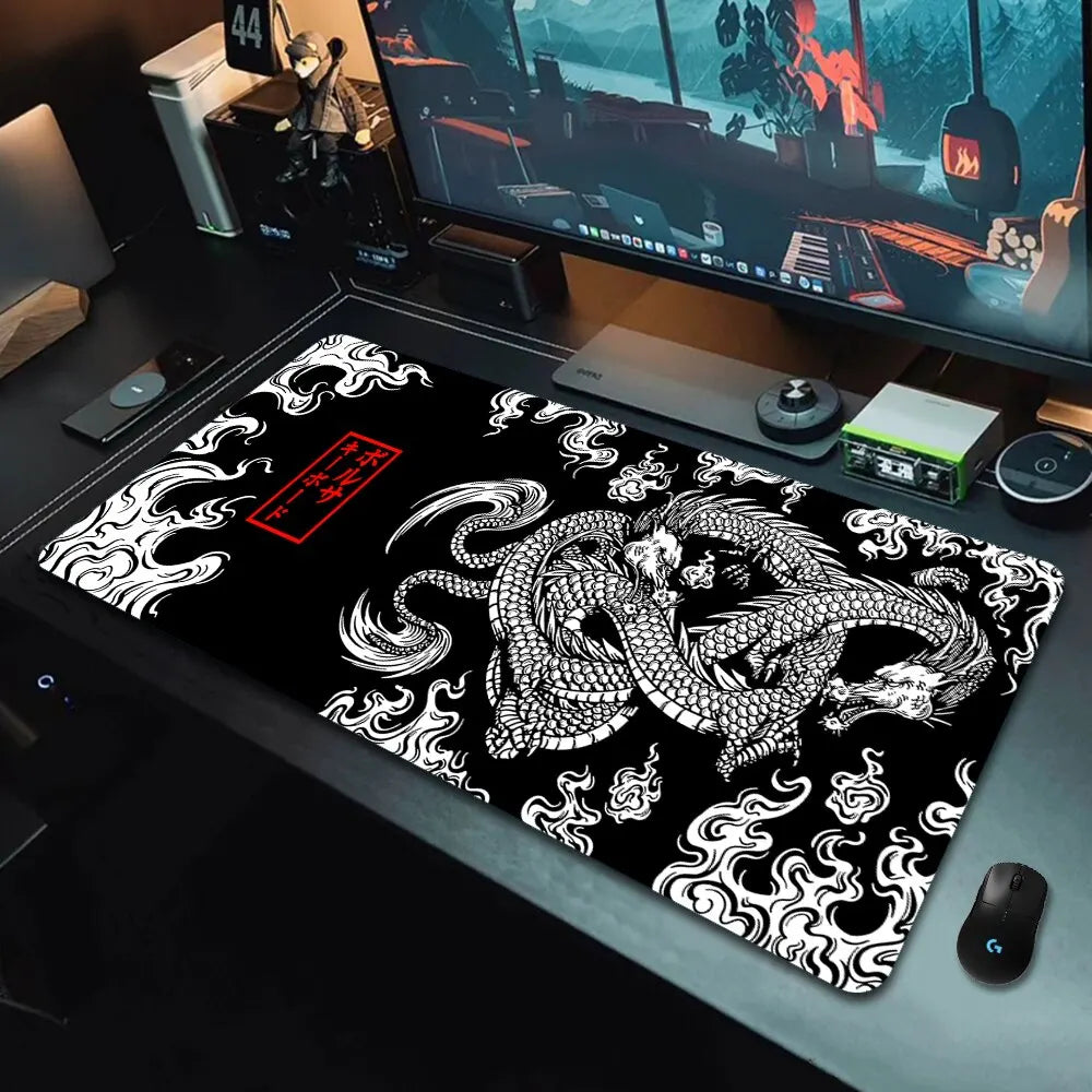 Japanese Dragon Art XXL Mouse Pad