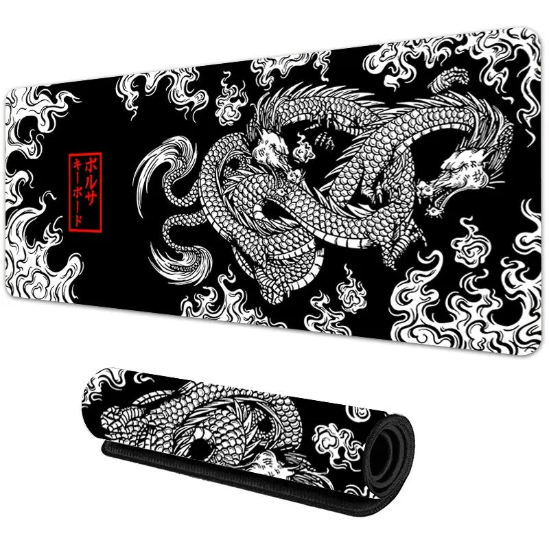 Japanese Dragon Art XXL Mouse Pad