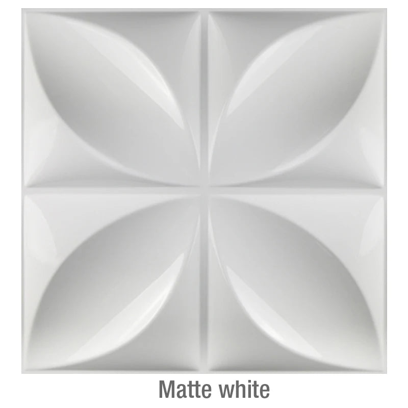 Matte White 3D Wall Panel [30cm x 30cm]