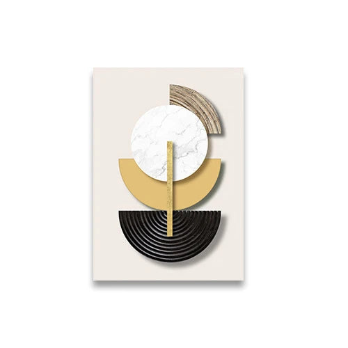 3-Piece Golden Earth Tones Canvas Print - Sleek Surprises