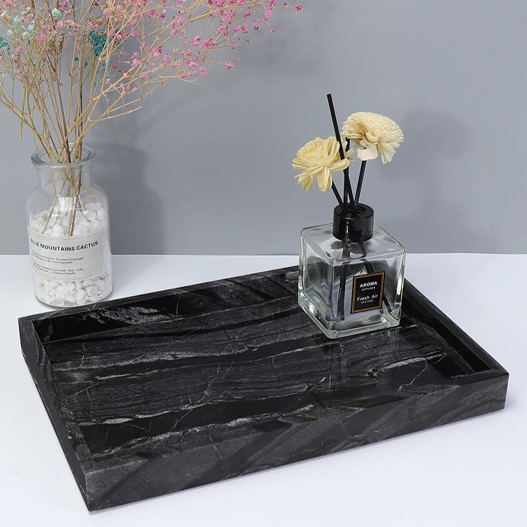 Luxury Carved Natural Stone/Marble Storage Tray