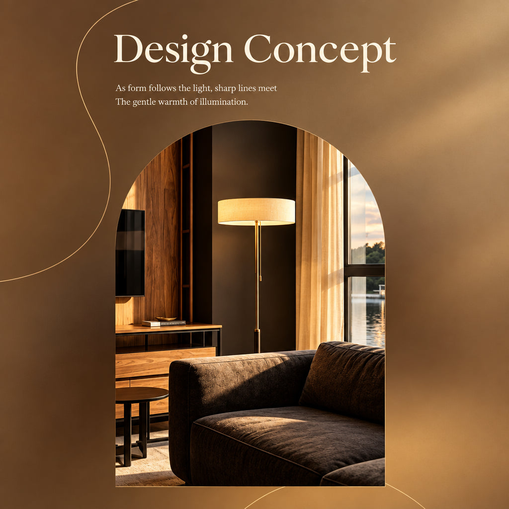 French Modern Ambient LED Floor Lamp