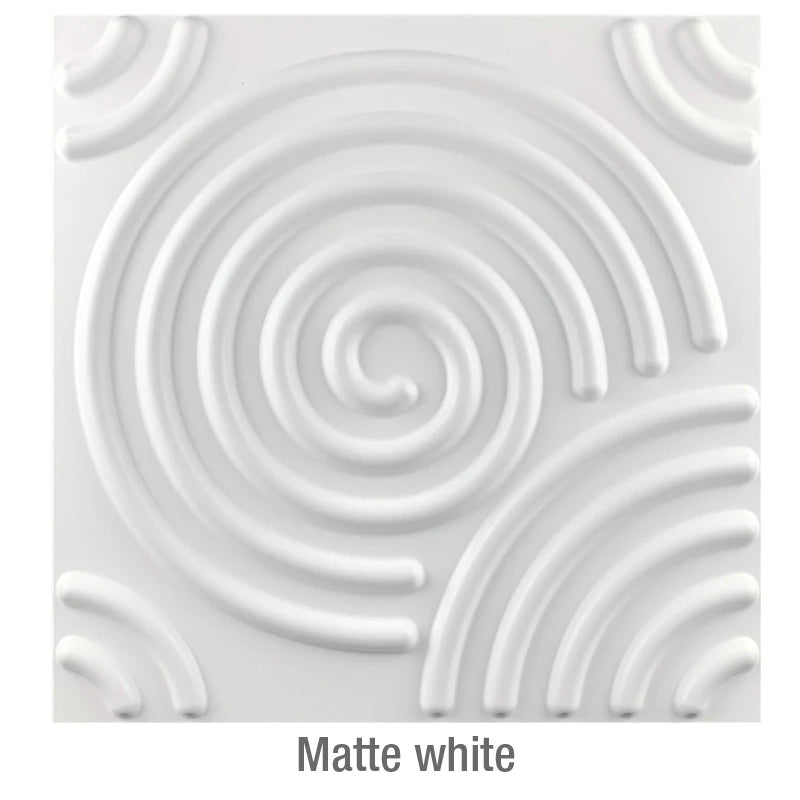 Matte White 3D Wall Panel [30cm x 30cm]