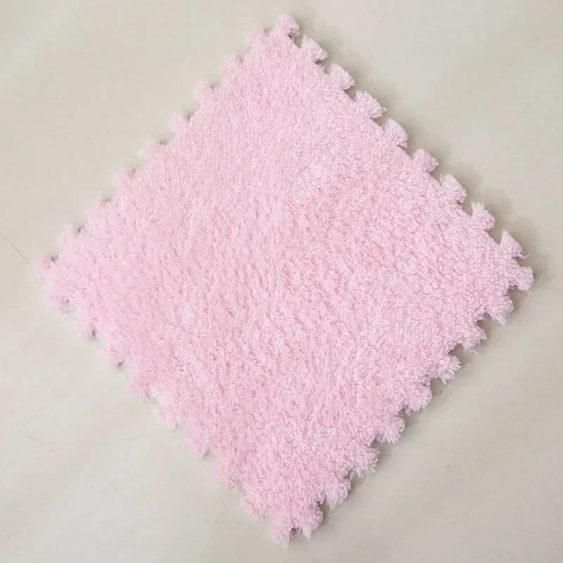 Soft Interlocking Plush Playmat Tiles