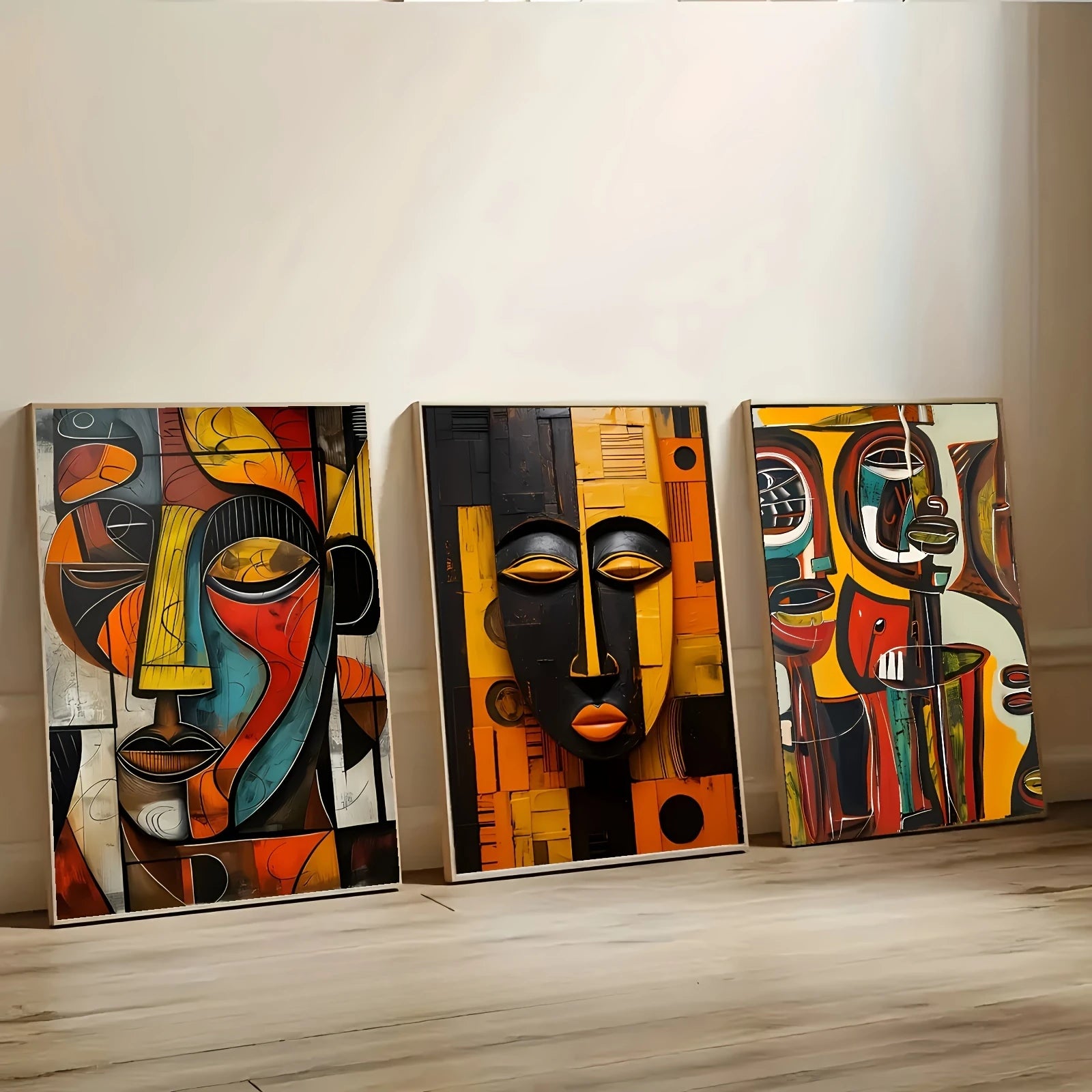 Alkebulan Impressionist African Art Canvas Print