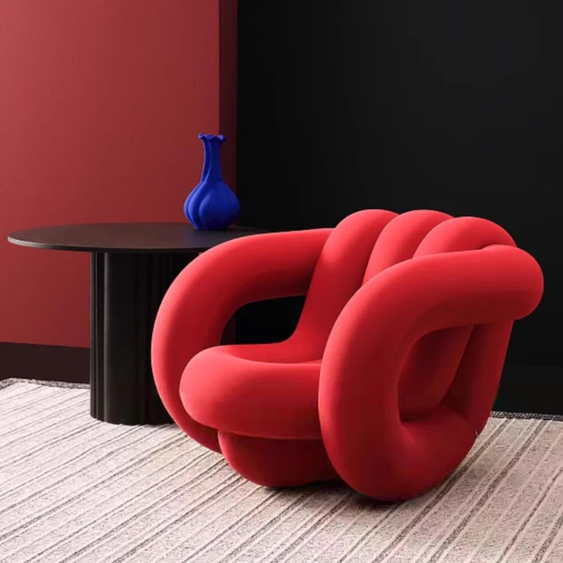 Le Virage Wooden Minimalist Accent Chair