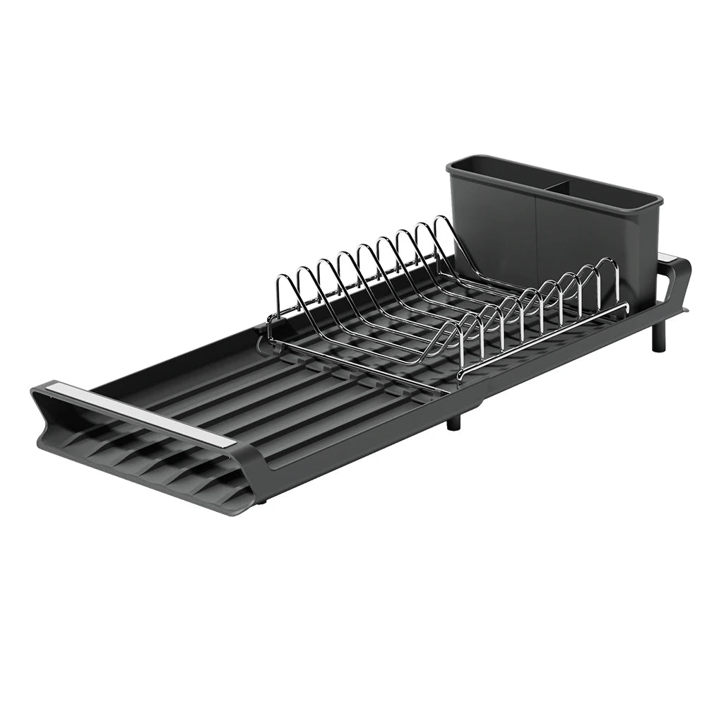 Dish Drying Drainer Rack with Drain Basket